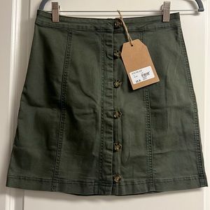 Olive Mini Skirt